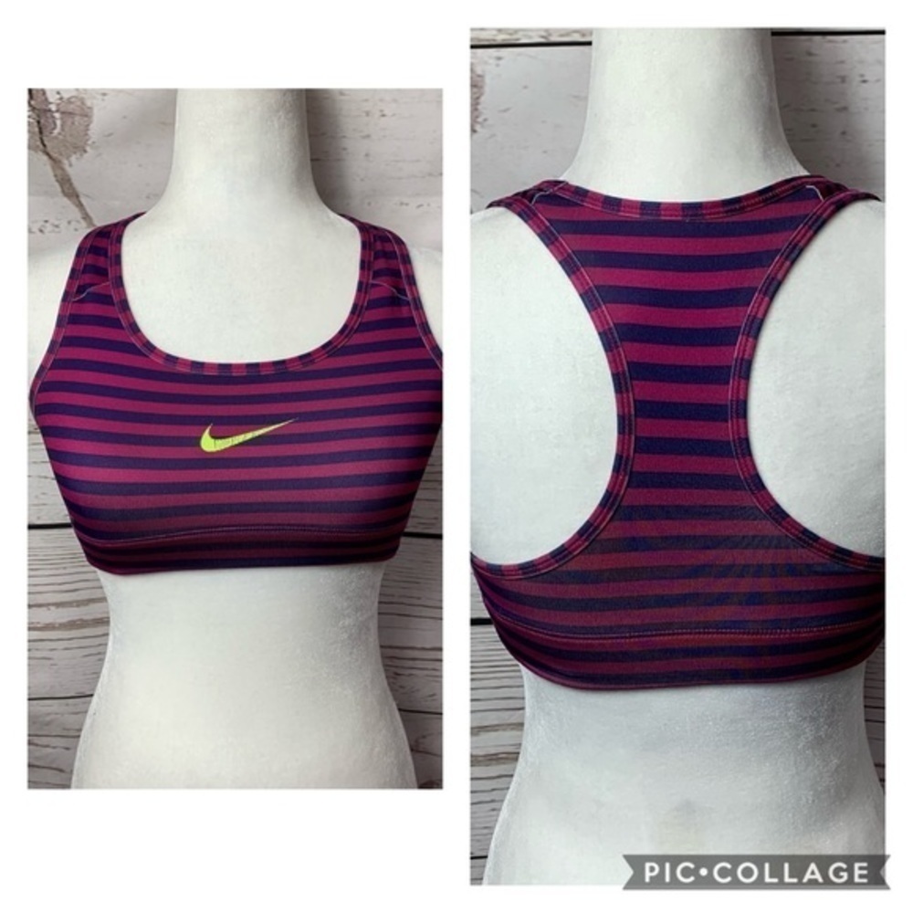 Nike Pro Dri Fit Stripe Sports Bra